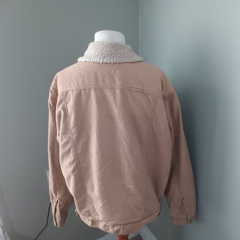 Levi's Corduroy Sherpa Lined Trucker Coat L Large - Picture 5 of 8